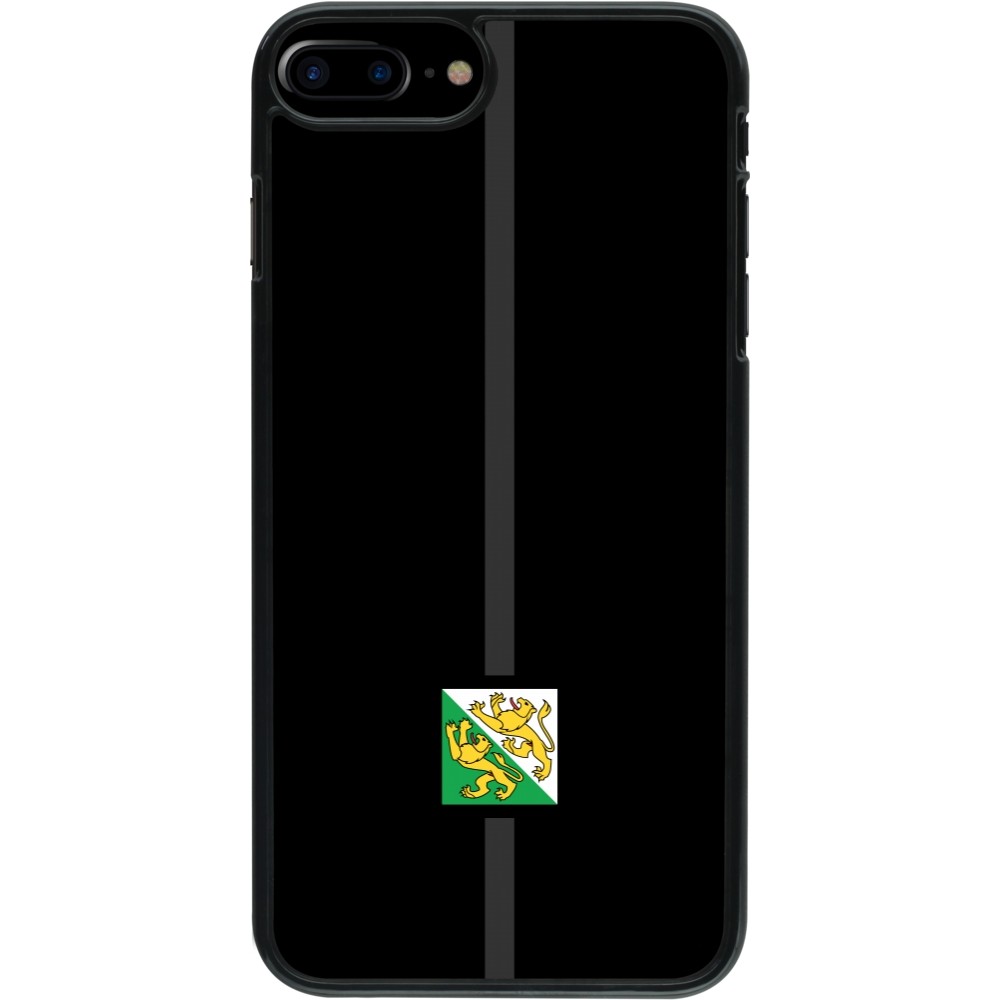 iPhone 7 Plus / 8 Plus Case Hülle - Kanton TG schwarz