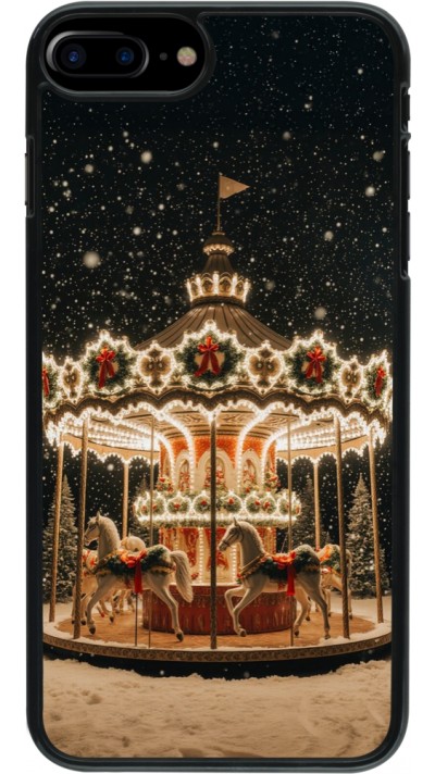 iPhone 7 Plus / 8 Plus Case Hülle - Christmas 25 Carousel