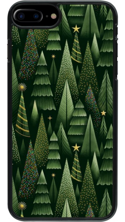 iPhone 7 Plus / 8 Plus Case Hülle - Christmas 25 Pattern Xmas Tree