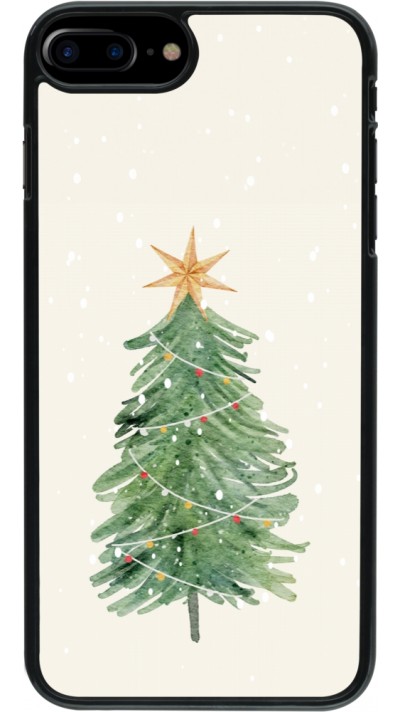 iPhone 7 Plus / 8 Plus Case Hülle - Christmas 25 Sketch Tree