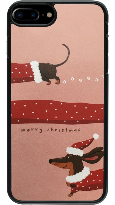 iPhone 7 Plus / 8 Plus Case Hülle - Christmas 25 Teckel Merry Xmas
