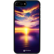iPhone 7 Plus / 8 Plus Case Hülle - Sonnenuntergang gelb violett
