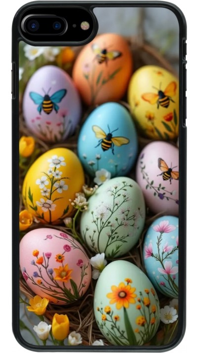 iPhone 7 Plus / 8 Plus Case Hülle - Easter 2026 Eggs with bees