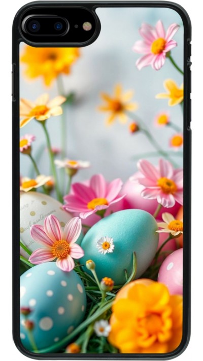 iPhone 7 Plus / 8 Plus Case Hülle - Easter 2026 Eggs with flowers