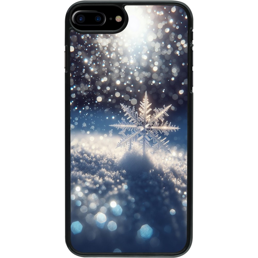 iPhone 7 Plus / 8 Plus Case Hülle - Schneeflocke Solar Glanz