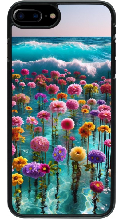 Coque iPhone 7 Plus / 8 Plus - Flower sea waves