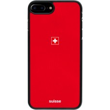 iPhone 7 Plus / 8 Plus Case Hülle - Schweiz 2026 personalisierbares Fussballtrikot