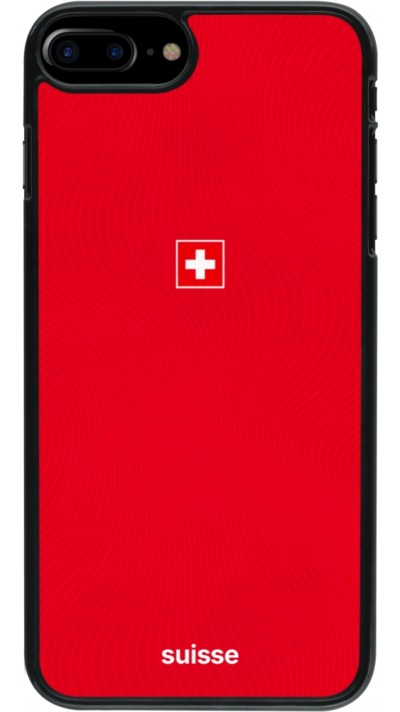 iPhone 7 Plus / 8 Plus Case Hülle - Schweiz 2026 personalisierbares Fussballtrikot