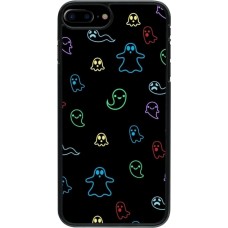 iPhone 7 Plus / 8 Plus Case Hülle - Halloween 2024 colorful ghosts
