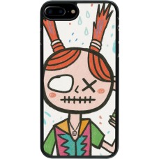 iPhone 7 Plus / 8 Plus Case Hülle - Little Girl Sketch