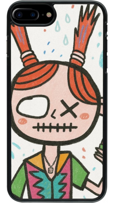 Coque iPhone 7 Plus / 8 Plus - Little Girl Sketch