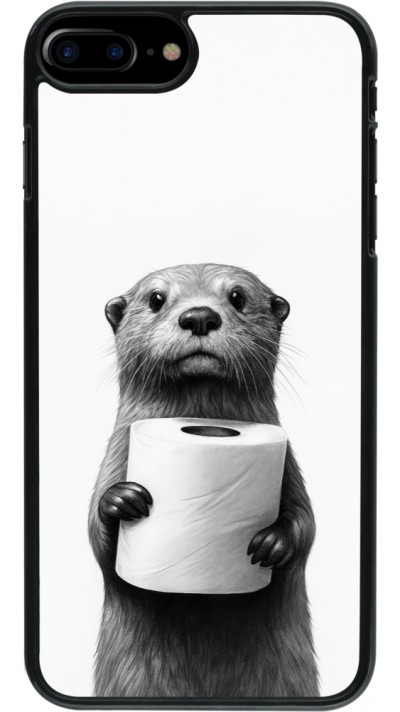 Coque iPhone 7 Plus / 8 Plus - Loutre papier de toilette