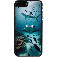 iPhone 7 Plus / 8 Plus Case Hülle - Manta Lagune Reinigung
