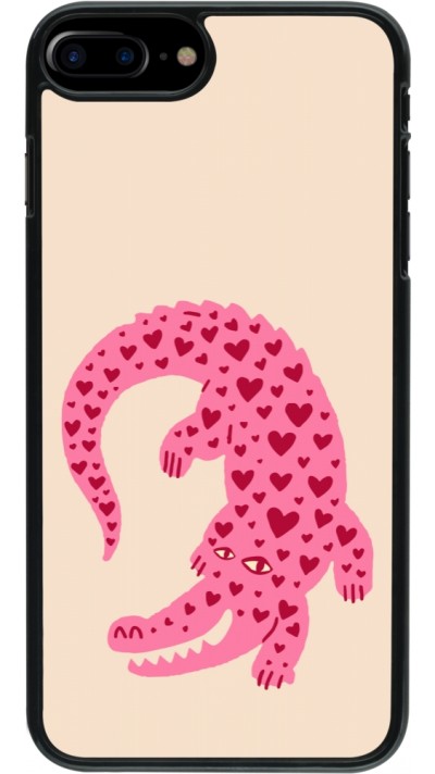iPhone 7 Plus / 8 Plus Case Hülle - Pink crocodile 2026