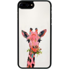 iPhone 7 Plus / 8 Plus Case Hülle - Pink Girafe Paint