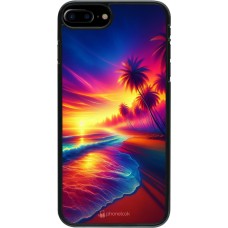 iPhone 7 Plus / 8 Plus Case Hülle - Strand Sonnenuntergang auffällig