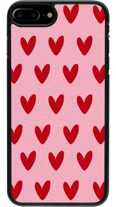 iPhone 7 Plus / 8 Plus Case Hülle - Saint Valentines Day 26 Pattern heart