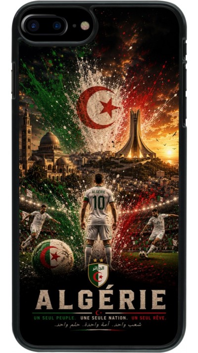 iPhone 7 Plus / 8 Plus Case Hülle - Fussball Algerien splash 2026