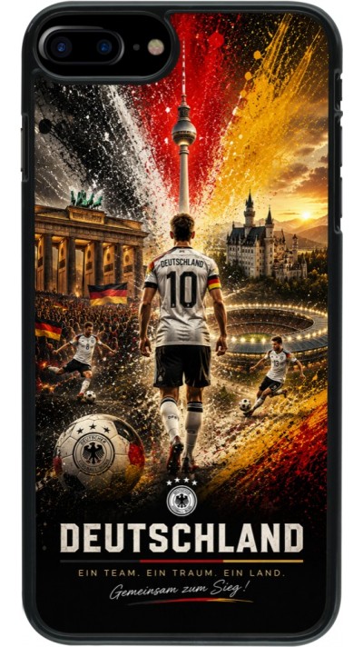 iPhone 7 Plus / 8 Plus Case Hülle - Fussball Deutschland splash 2026