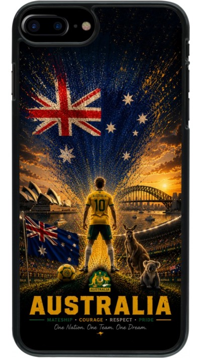 iPhone 7 Plus / 8 Plus Case Hülle - Fussball Australien splash 2026