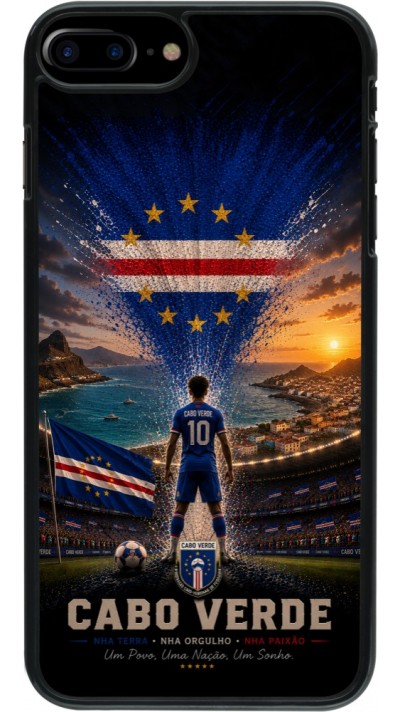 iPhone 7 Plus / 8 Plus Case Hülle - Fussball Kap Verde splash 2026