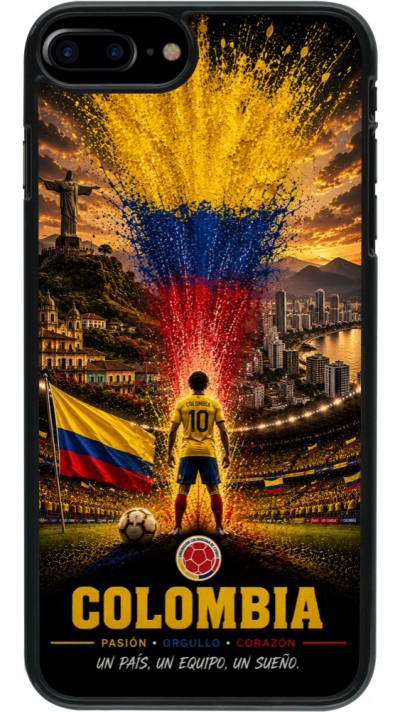 iPhone 7 Plus / 8 Plus Case Hülle - Fussball Kolumbien splash 2026