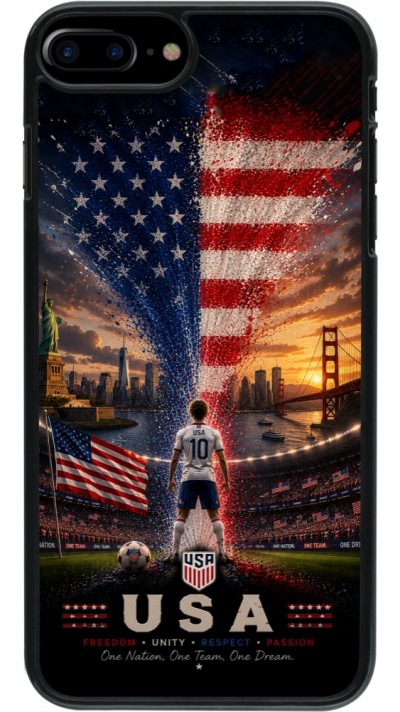 iPhone 7 Plus / 8 Plus Case Hülle - Fussball Vereinigten Staaten splash 2026