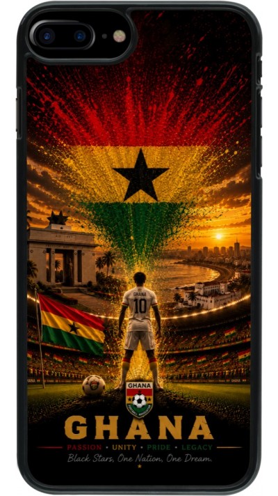 iPhone 7 Plus / 8 Plus Case Hülle - Fussball Ghana splash 2026