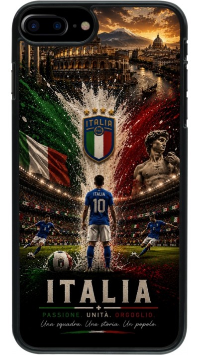 iPhone 7 Plus / 8 Plus Case Hülle - Fussball Italien splash 2026