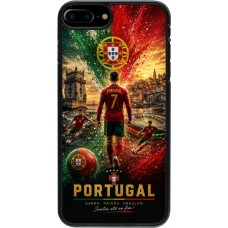 iPhone 7 Plus / 8 Plus Case Hülle - Fussball Portugal splash 2026