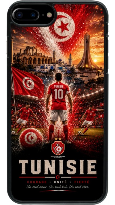 iPhone 7 Plus / 8 Plus Case Hülle - Fussball Tunesien splash 2026