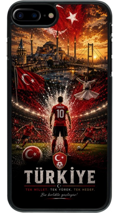 iPhone 7 Plus / 8 Plus Case Hülle - Fussball Türkei splash 2026