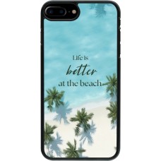 iPhone 7 Plus / 8 Plus Case Hülle - Summer 2025 Life is better at the beach