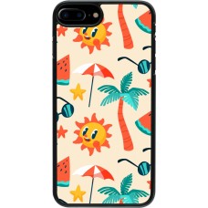 iPhone 7 Plus / 8 Plus Case Hülle - Summer 2025 Pattern soleil