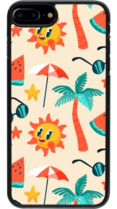 iPhone 7 Plus / 8 Plus Case Hülle - Summer 2025 Pattern soleil