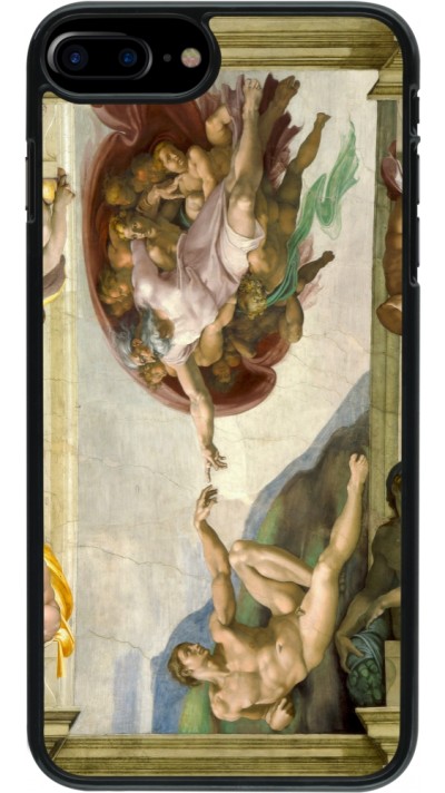 Coque iPhone 7 Plus / 8 Plus - Tableau art - La Création d’Adam - Michel-Ange