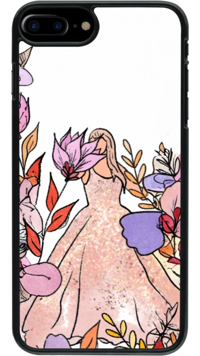 iPhone 7 Plus / 8 Plus Case Hülle - Taylor Swift Sketch - White