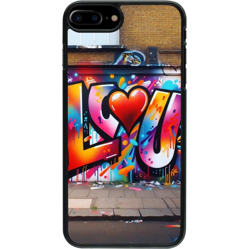iPhone 7 Plus / 8 Plus Case Hülle - Valentin 2025 Liebe U Tag