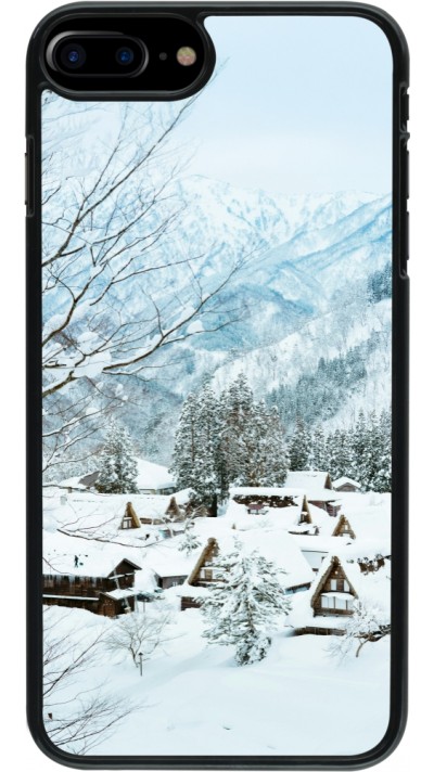 iPhone 7 Plus / 8 Plus Case Hülle - Winter 25 Winter snowy landscape