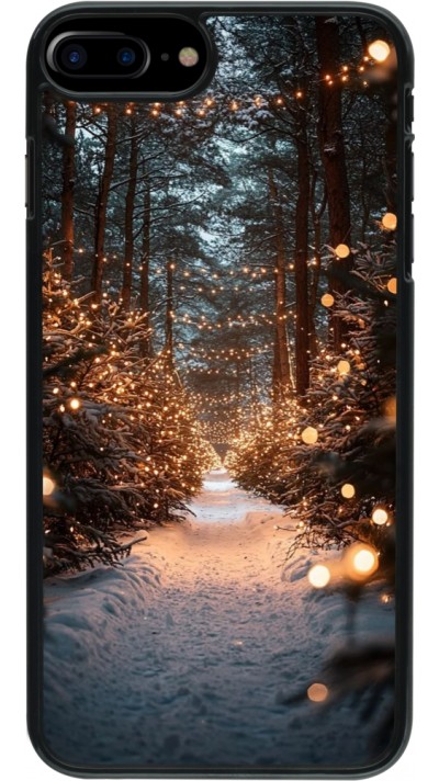 iPhone 7 Plus / 8 Plus Case Hülle - Winter 25 Winter snowy road