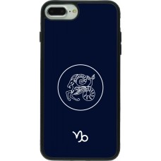 iPhone 7 Plus / 8 Plus Case Hülle - Silikon schwarz Astrologie Steinbock