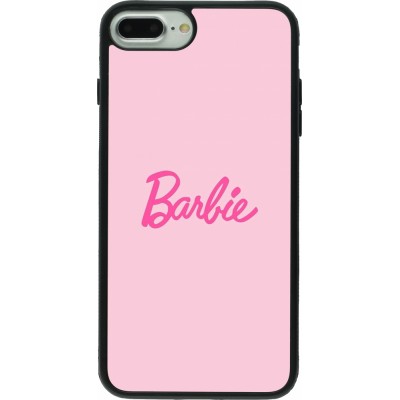 iPhone 7 Plus / 8 Plus Case Hülle - Silikon schwarz Barbie Text