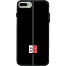 iPhone 7 Plus / 8 Plus Case Hülle - Silikon schwarz Kanton VS schwarz
