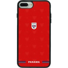 iPhone 7 Plus / 8 Plus Case Hülle - Silikon schwarz Panama 2026 personalisierbares Fussballtrikot