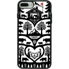iPhone 7 Plus / 8 Plus Case Hülle - Silikon schwarz Poya Schweiz 2
