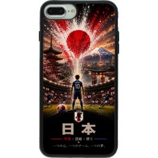 iPhone 7 Plus / 8 Plus Case Hülle - Silikon schwarz Fussball Japan splash 2026