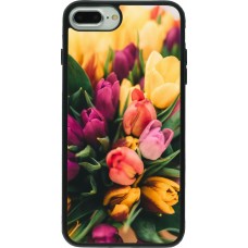 iPhone 7 Plus / 8 Plus Case Hülle - Silikon schwarz Bouquet of tulips Spring 2026