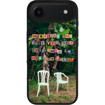 iPhone Air Case Hülle - Silikon schwarz Chairs DTMF