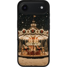 iPhone Air Case Hülle - Silikon schwarz Christmas 25 Carousel