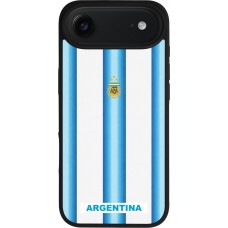 iPhone Air Case Hülle - Silikon schwarz Argentinien 2026 personalisierbares Fussballtrikot